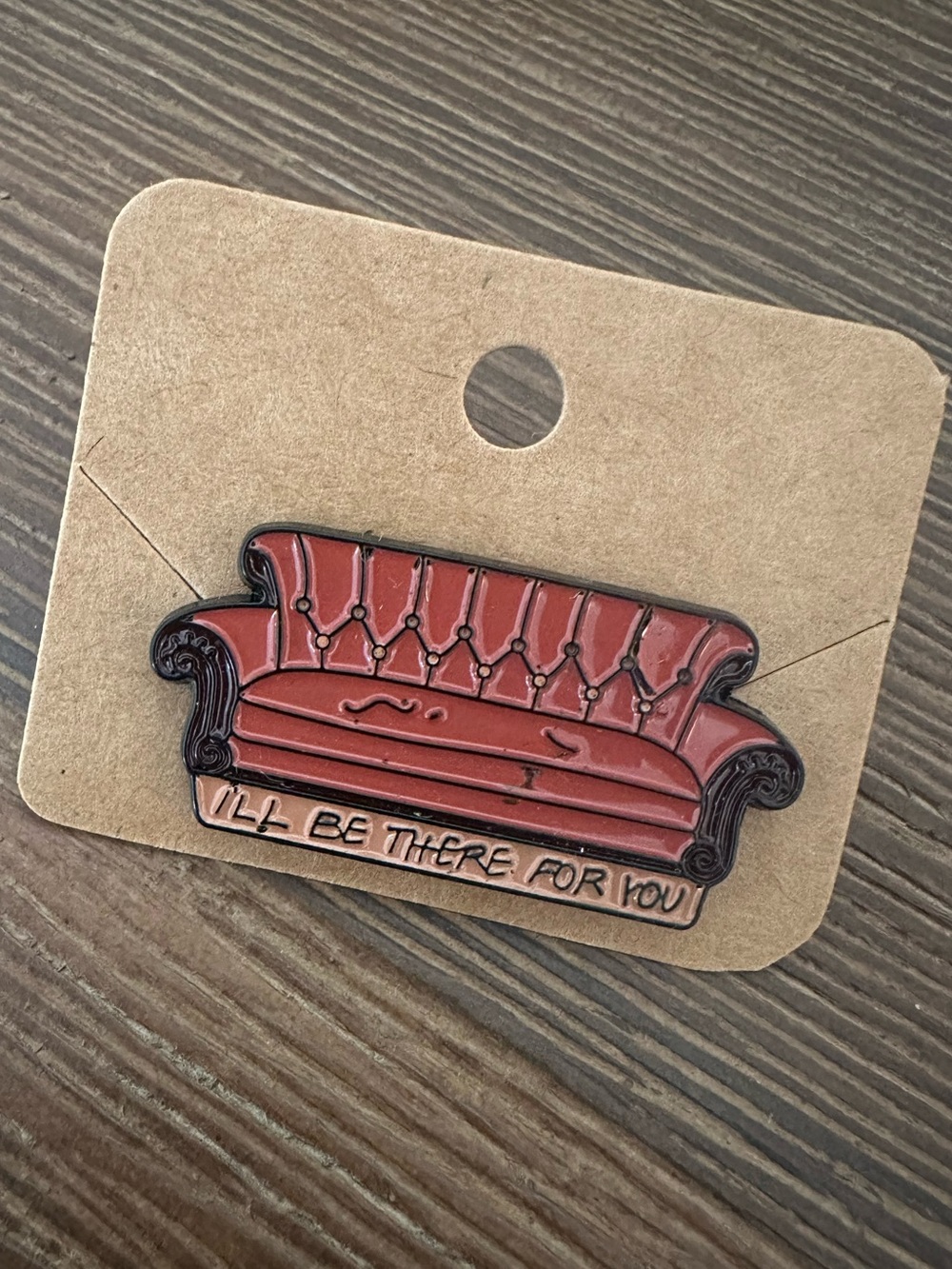 Friends Couch Enamel Pin - "I’ll Be There For You"